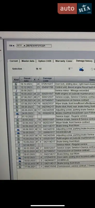 Вантажний фургон Mercedes-Benz Sprinter 2021 в Дубні документ