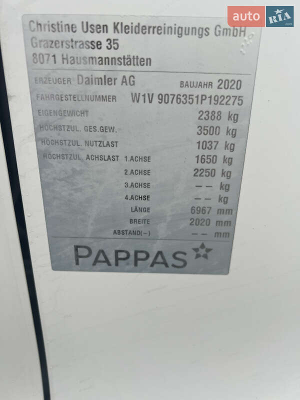 Грузовой фургон Mercedes-Benz Sprinter 2019 в Виннице