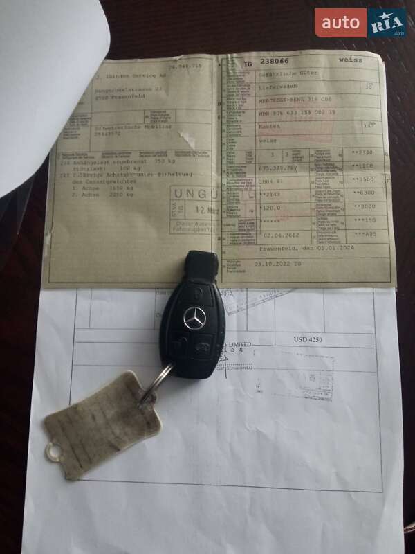 Грузовой фургон Mercedes-Benz Sprinter 2011 в Луцке фото 21 Грузовой фургон Mercedes-Benz Sprinter 2011 в Луцке