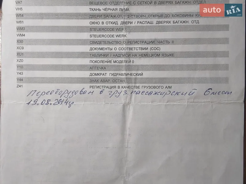 Грузопассажирский фургон Mercedes-Benz Sprinter 2011 в Николаеве документ