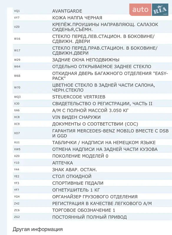 Мінівен Mercedes-Benz V-Class 2015 в Луцьку документ
