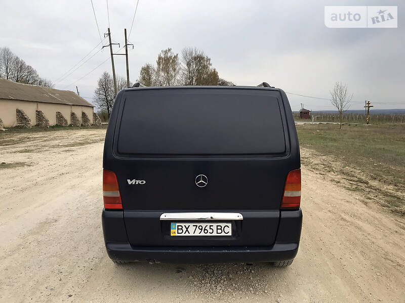 Вантажопасажирський фургон Mercedes-Benz Vito 2001 в Дунаївцях фото 6 Вантажопасажирський фургон Mercedes-Benz Vito 2001 в Дунаївцях