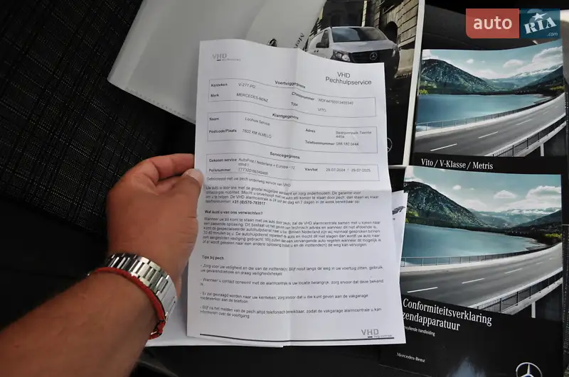 Грузовой фургон Mercedes-Benz Vito 2018 в Киеве документ