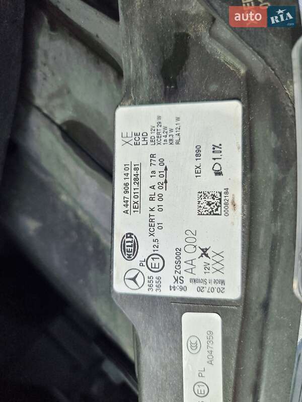 Грузовой фургон Mercedes-Benz Vito 2020 в Радивилове