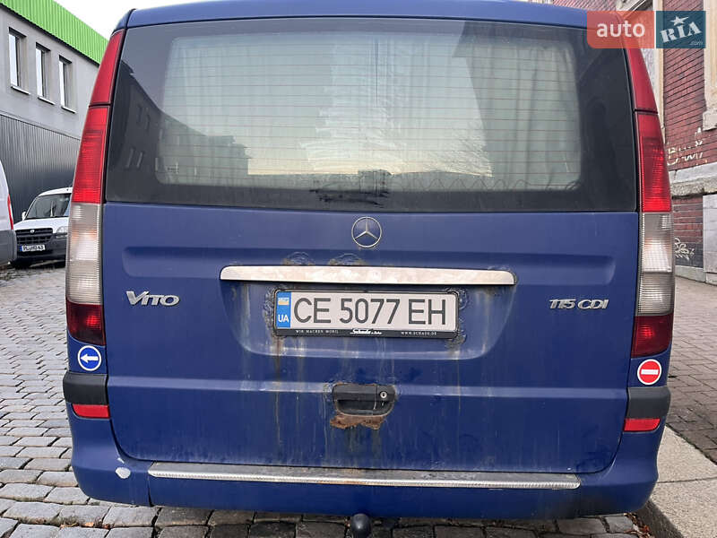 Микроавтобус грузовой (до 3,5т) Mercedes-Benz Vito 2005 в Черновцах фото 7 Микроавтобус грузовой (до 3,5т) Mercedes-Benz Vito 2005 в Черновцах