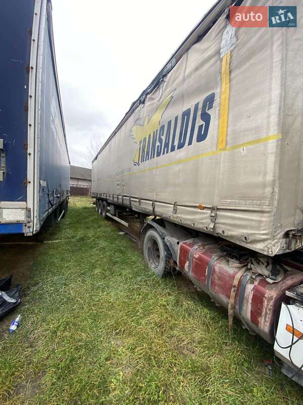 Тентованный борт (штора) - полуприцеп Metaco SD 1997 в Шептицькому