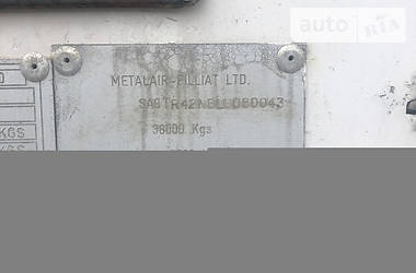 Цистерна напівпричіп Metalair 3STS 1997 в Хмельницькому