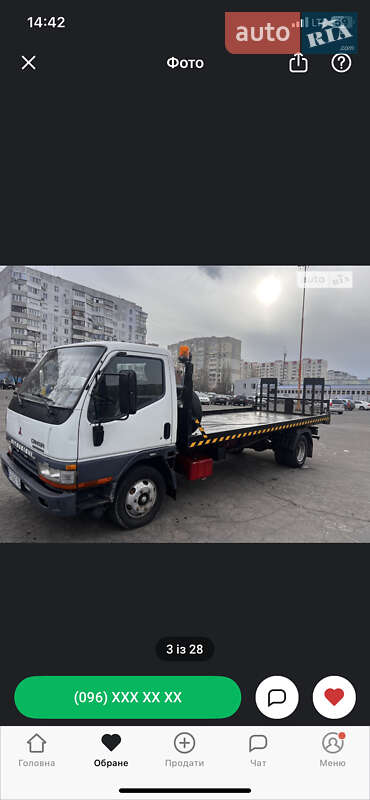 Эвакуатор Mitsubishi Fuso Canter 1998 в Одессе