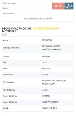 Внедорожник / Кроссовер Mitsubishi Outlander 2015 в Киеве