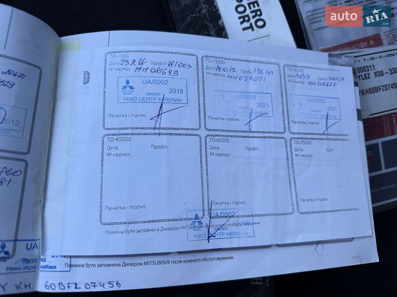 Позашляховик / Кросовер Mitsubishi Pajero Sport 2011 в Києві