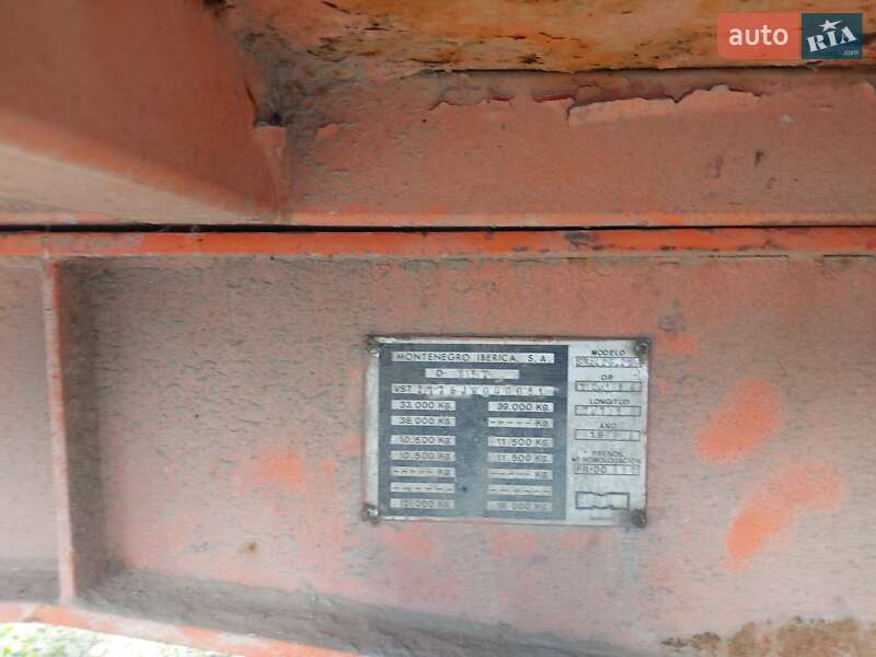 Самосвал полуприцеп Montenegro Iberica.S.A 1980 в Киеве