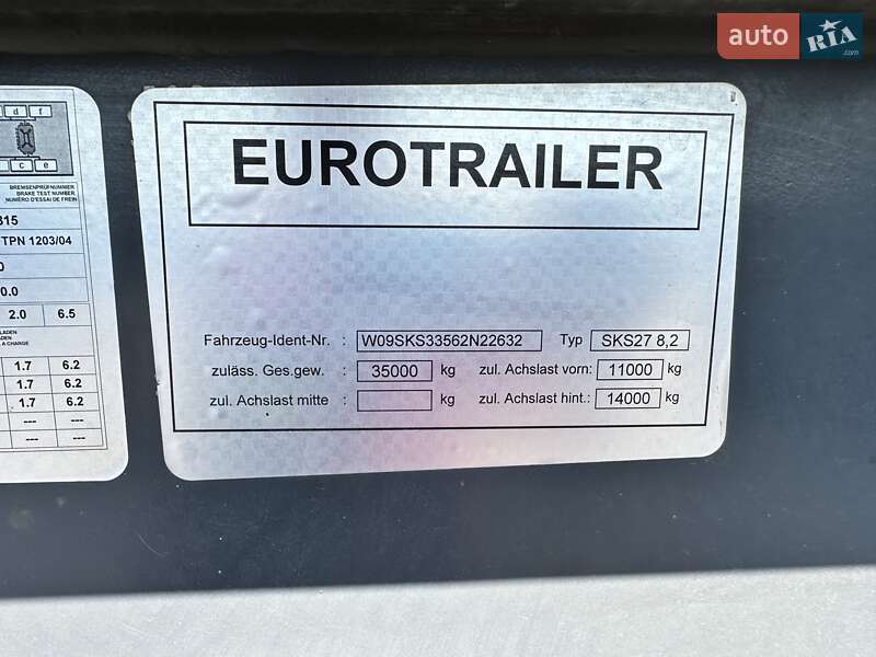 Самосвал полуприцеп NFP-Eurotrailer SKS-HS 2006 в Запорожье