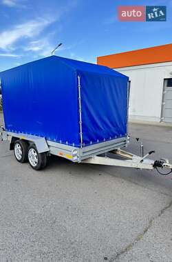 Тентованный борт (штора) - прицеп Niewiadow 1200 1995 в 