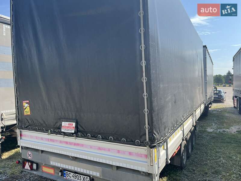 Тентованный борт (штора) - прицеп Niewiadow BR3 2019 в Городке