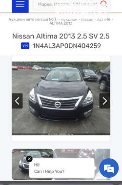 Седан Nissan Altima 2012 в Берегово