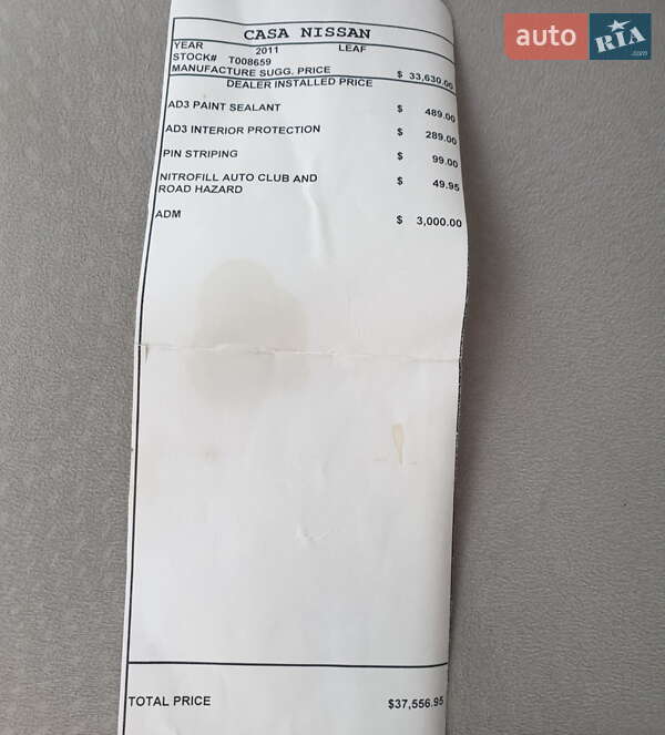 Хетчбек Nissan Leaf 2011 в Одесі фото 9 Хетчбек Nissan Leaf 2011 в Одесі