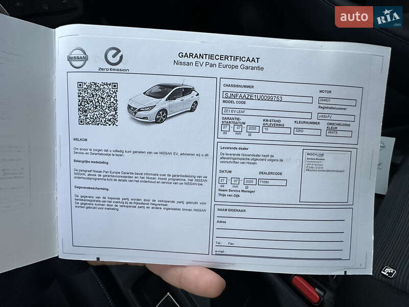 Хэтчбек Nissan Leaf 2020 в Ровно