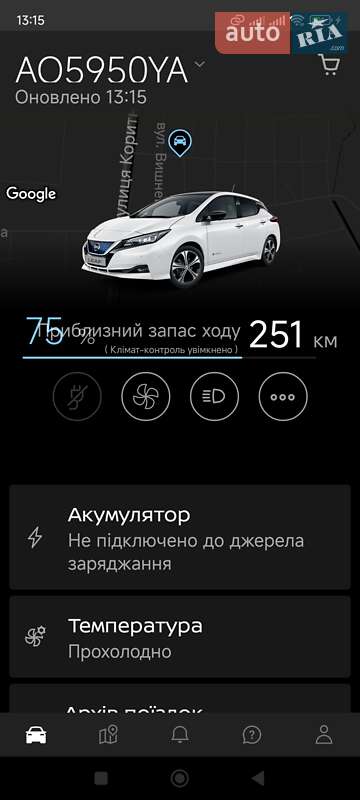 Хэтчбек Nissan Leaf 2019 в Ужгороде фото 35 Хэтчбек Nissan Leaf 2019 в Ужгороде