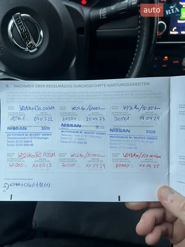 Хэтчбек Nissan Leaf 2021 в Львове документ