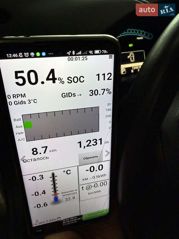 Хэтчбек Nissan Leaf 2016 в Умани