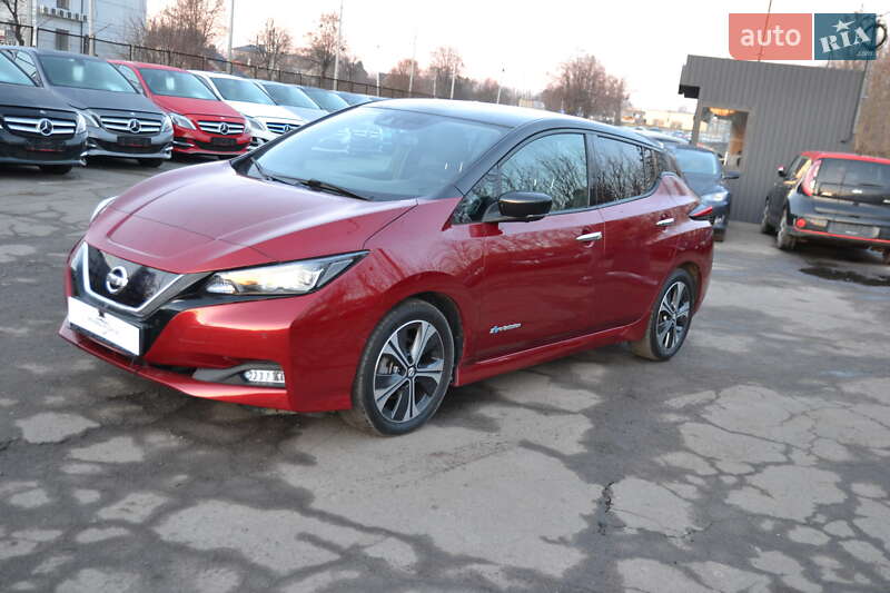 2019 Nissan Leaf, VIN SJNFAAZE1U0087105:plate — фото 1 (autoria)