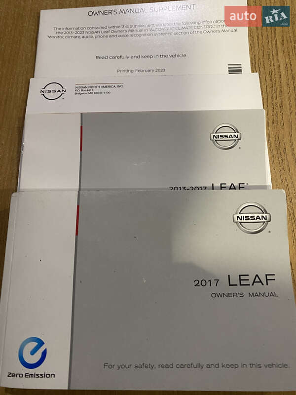 Хэтчбек Nissan Leaf 2017 в Днепре фото 15 Хэтчбек Nissan Leaf 2017 в Днепре