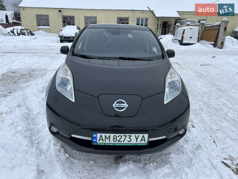 2014 Nissan Leaf, VIN SJNFAAZE0U6010220:plate — фото 1 (autoria)