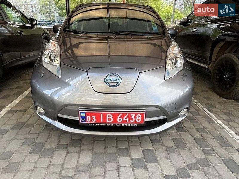 2014 Nissan Leaf, VIN SJNFAAZE0U6020116:plate — фото 1 (autoria)