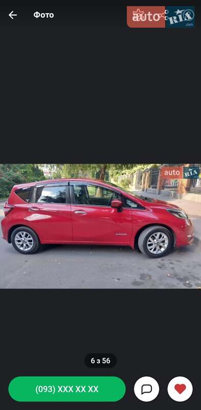 Хетчбек Nissan Note 2018 в Києві