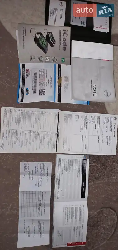 Хэтчбек Nissan Note 2012 в Тернополе документ 2 фото Хэтчбек Nissan Note 2012 в Тернополе документ