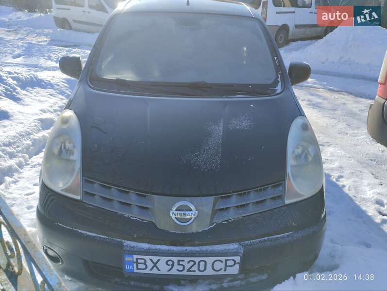 2007 Nissan Note, VIN SJNFDAE11U1143385:plate — фото 1 (autoria)