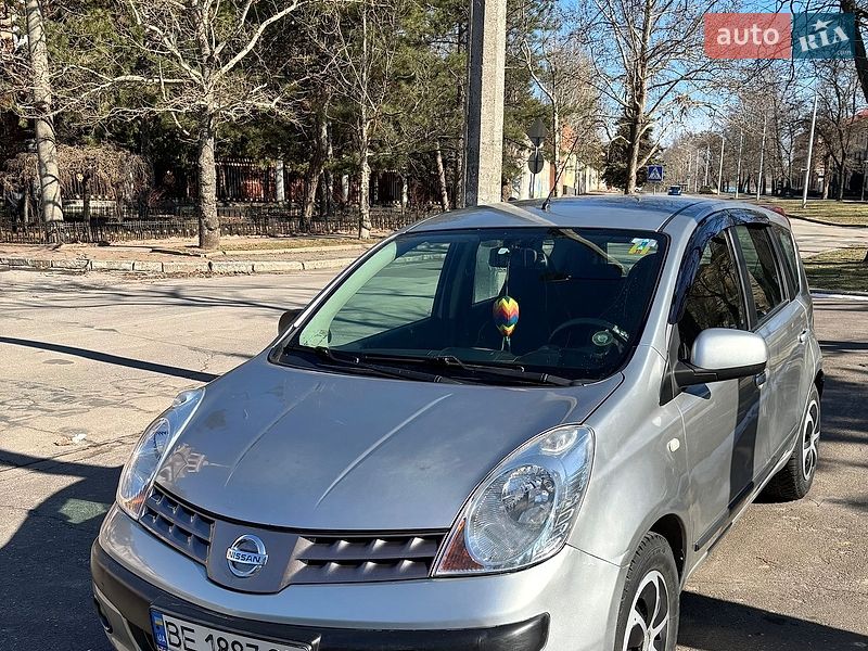 2007 Nissan Note, VIN SJNFAAE11U1116924:plate — фото 1 (autoria)