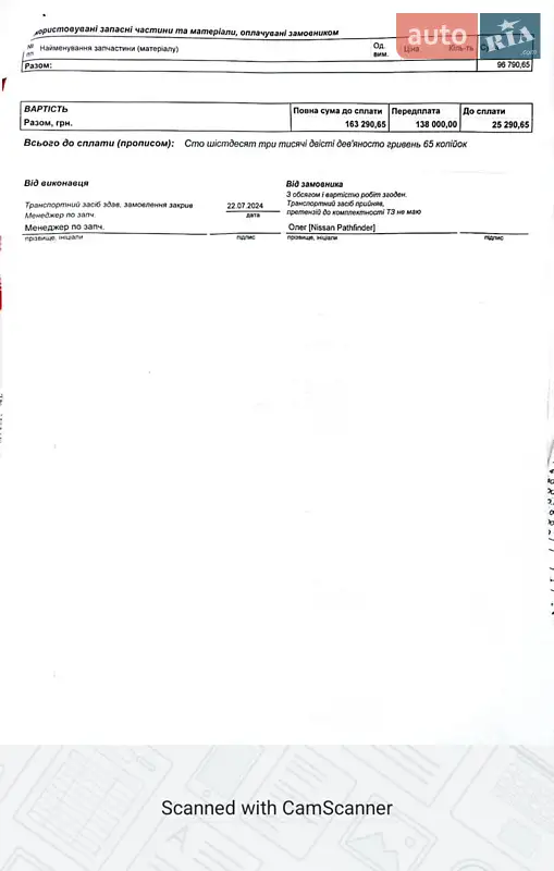 Позашляховик / Кросовер Nissan Pathfinder 2006 в Дніпрі документ