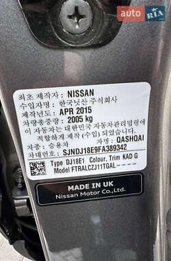 Внедорожник / Кроссовер Nissan Qashqai 2015 в 