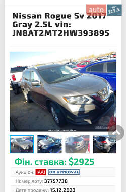Позашляховик / Кросовер Nissan Rogue 2017 в 