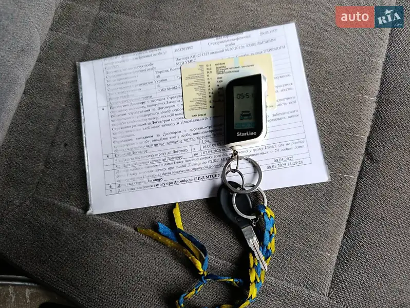 Седан Nissan Sentra 1996 в Ковеле документ