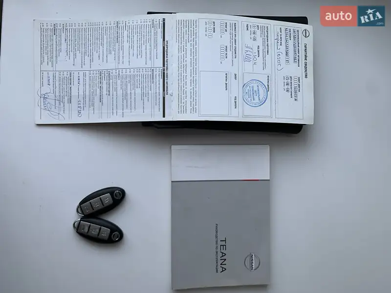 Седан Nissan Teana 2008 в Рокитному документ