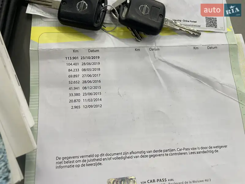 Позашляховик / Кросовер Nissan X-Trail 2012 в Стрию документ 3 фото Позашляховик / Кросовер Nissan X-Trail 2012 в Стрию документ