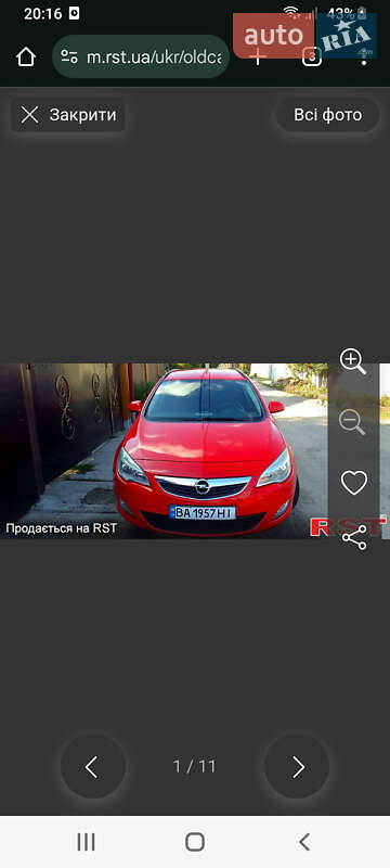 Opel Astra 2011