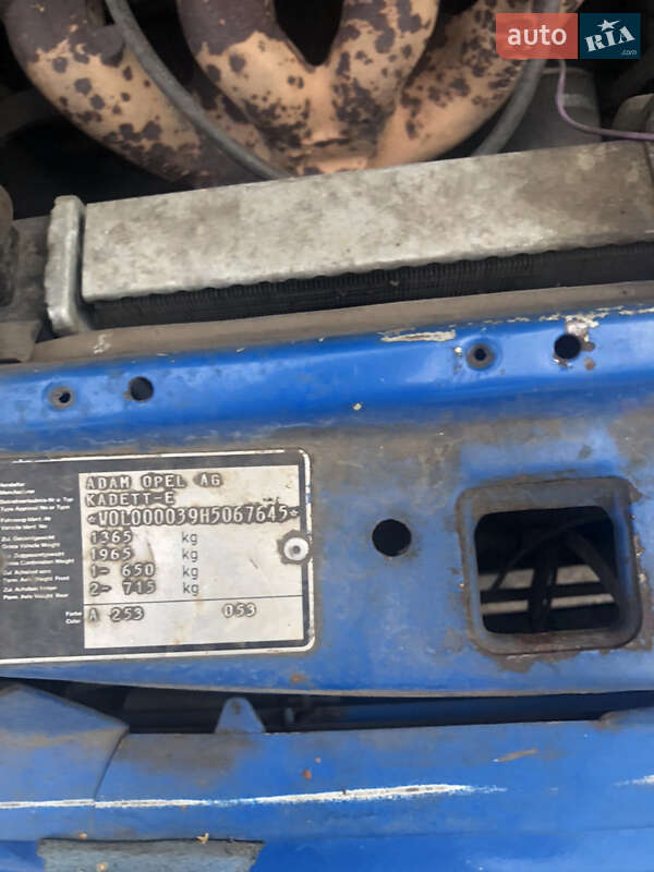 Хетчбек Opel Kadett 1987 в Харкові