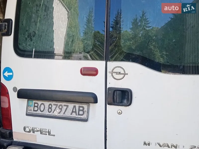 Opel Movano 2001