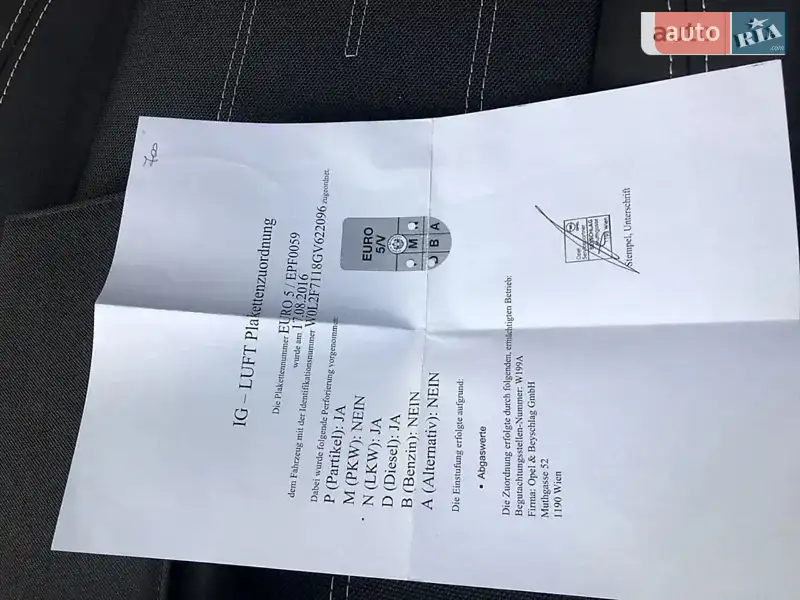 Мінівен Opel Vivaro 2016 в Рівному документ