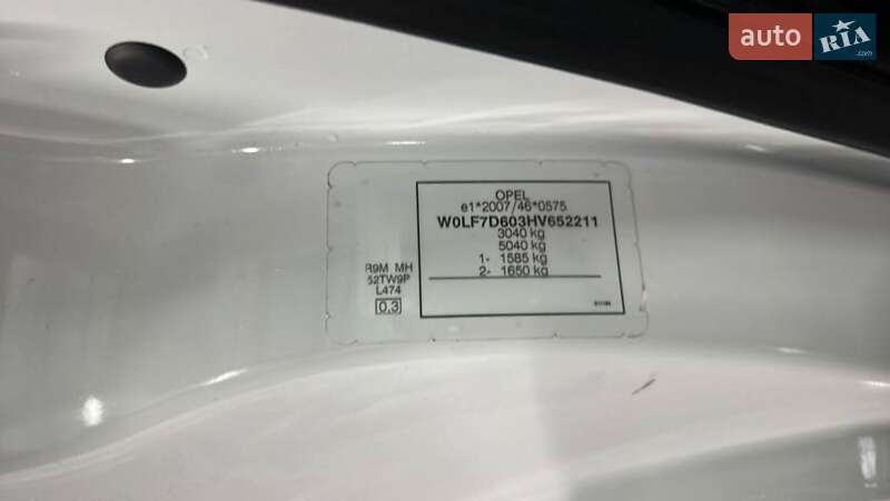 Грузовой фургон Opel Vivaro 2017 в Дубно