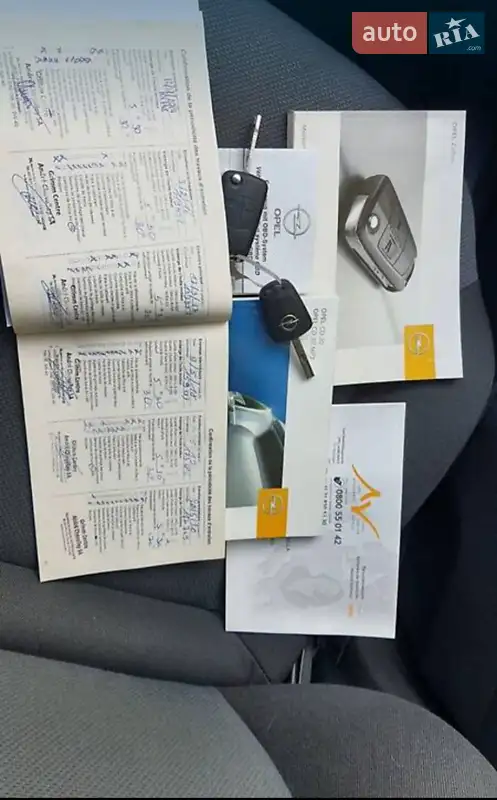 Мінівен Opel Zafira 2007 в Корюківці документ
