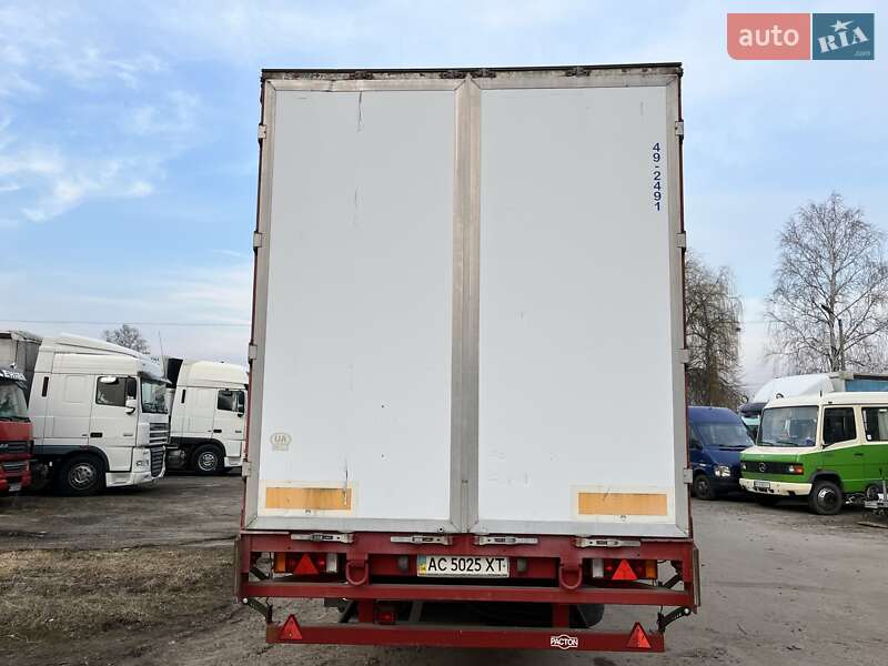 Тентованный борт (штора) - полуприцеп Pacton T3001 2003 в Ковеле