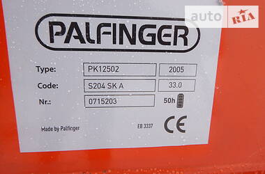 Кран-маніпулятор Palfinger PK 12000 2005 в Луцьку