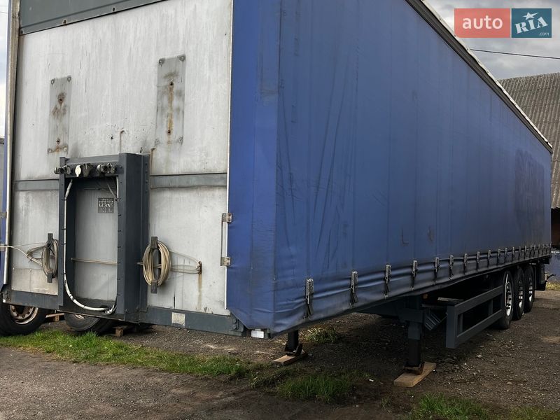 Тентованный борт (штора) - полуприцеп Panav NV 35 2005 в Хусте