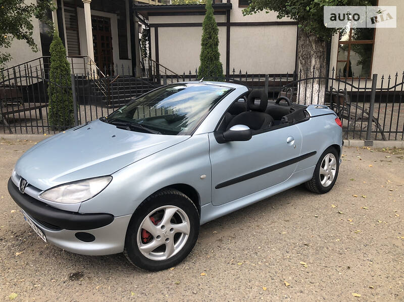 Кабриолет Peugeot 206 2002 в Черновцах