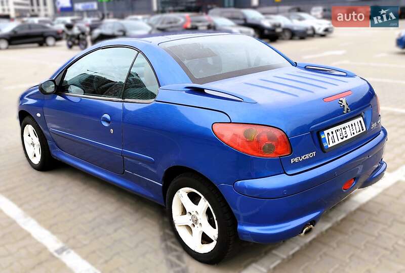 Кабриолет Peugeot 206 2004 в Киеве