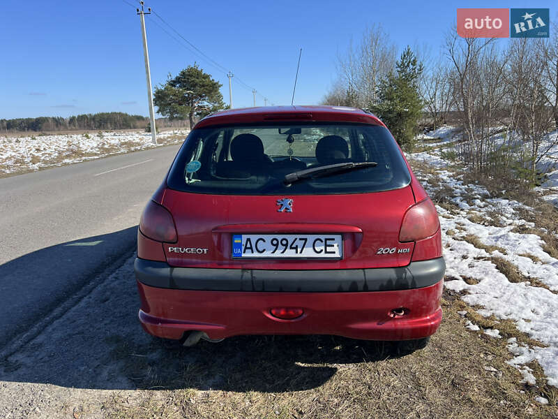 Хетчбек Peugeot 206 2005 в Камені-Каширському